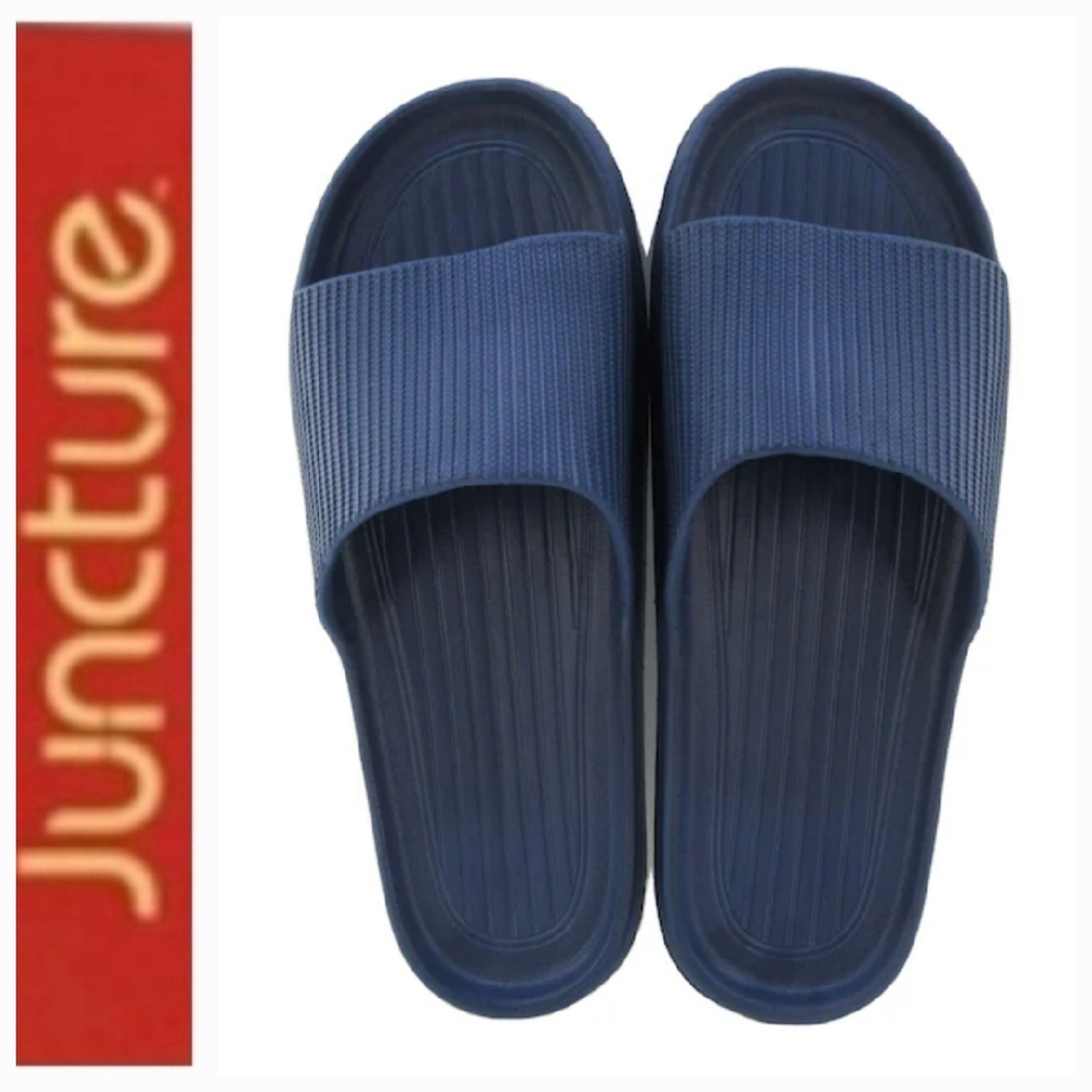 Juncture Blue Slide Cloud Sandals M (9/10)